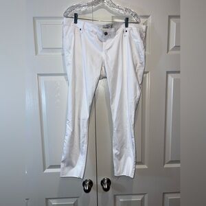 Abercrombie & Fitch White Women Jeans Jeggings